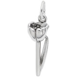 Image of Crocus Flower Charm (Choose Metal) by Rembrandt