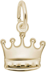 Image of Crown Charm (Choose Metal) by Rembrandt