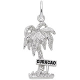 Image of Curacao Palm Tree Charm (Choose Metal) by Rembrandt