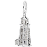 Image of Detailed Peggys Cove Lighthouse Charm (Choose Metal) by Rembrandt