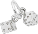 Image of Dice Charm (Choose Metal) by Rembrandt