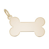 Image of Dog Bone Charm (Choose Metal) by Rembrandt