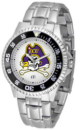 Image of East Carolina Pirates Competitor Steel Mens Watch