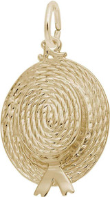 Image of Easter Bonnet Charm (Choose Metal) by Rembrandt