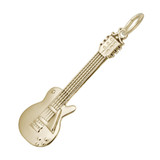 Image of Electric Guitar Charm (Choose Metal) by Rembrandt
