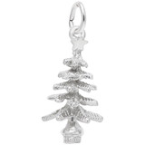 Image of Evergreen Tree Charm (Choose Metal) by Rembrandt