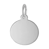 Image of Extra Small Round Charm (Choose Metal) by Rembrandt