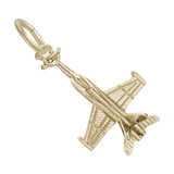 Image of Fighter Jet Charm (Choose Metal) by Rembrandt