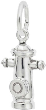 Image of Fire Hydrant Charm (Choose Metal) by Rembrandt