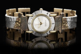 Image of Small Europa Sterling Silver and Brass - Narrow WatchCraft Handmade Watch