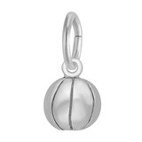 Image of Fun Basketball Charm (Choose Metal) by Rembrandt