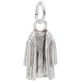 Image of Fur Coat Charm (Choose Metal) by Rembrandt