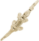 Image of Gator Charm (Choose Metal) by Rembrandt