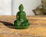 Natural Untreated Nephrite Jade Buddha Figurine (4042)