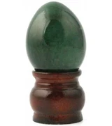 Image of Genuine Nephrite Jade Egg Figurine (Multiple Sizes Available) (HNW-053)