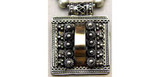 Image of Golan Studios Necklace JERUSALEM GOLD BOW Israel Handmade 925 Sterling Silver
