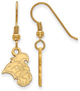 Image of Gold Plated 925 Silver Coastal Carolina University Sm Dangle Earrings by LogoArt