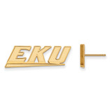 Gold Plated 925 Silver Eastern Kentucky University Sm Post Earrings by LogoArt