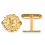 Gold Plated 925 Silver United States Air Force Academy Crest Cuff Links LogoArt