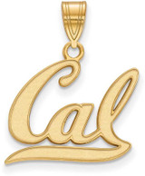 Image of Gold Plated 925 Silver University of California Berkeley Medium Pendant LogoArt