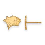 Gold Plated 925 Silver University of New Hampshire X-Small Post Earrings LogoArt