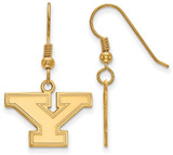 Image of Gold Plated 925 Silver Youngstown State University Sm Dangle Earrings by LogoArt