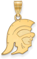 Image of Gold Plated Silver University of Southern California Med Pendant LogoArt GP023