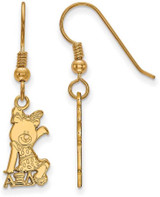 Image of Gold Plated Sterling Silver Alpha Xi Delta Medium Dangle Earrings by LogoArt