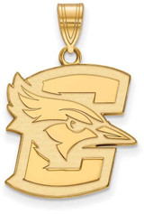 Image of Gold Plated Sterling Silver Creighton University Large Pendant by LogoArt