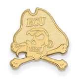 Gold Plated Sterling Silver East Carolina University Lapel Pin by LogoArt
