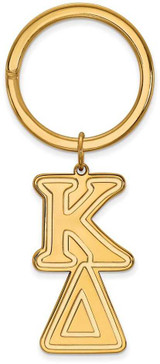 Image of Gold Plated Sterling Silver Kappa Delta Key Chain by LogoArt