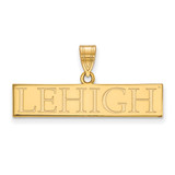Gold Plated Sterling Silver Lehigh University Large Pendant by LogoArt GP006LHU