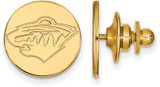 Image of Gold Plated Sterling Silver NHL Minnesota Wild Lapel Pin by LogoArt