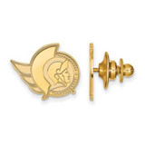 Image of Gold Plated Sterling Silver NHL Ottawa Senators Lapel Pin by LogoArt