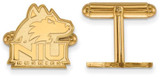 Image of Gold Plated Sterling Silver Northern Illinois University Cuff Links by LogoArt