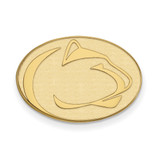 Gold Plated Sterling Silver Penn State University Lapel Pin by LogoArt