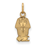 Gold Plated Sterling Silver Phi Sigma Sigma X-Small Pendant by LogoArt GP034PSS