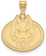 Image of Gold Plated Sterling Silver St. Cloud State Large Pendant by LogoArt (GP006STC)