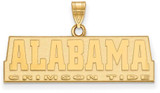 Image of Gold Plated Sterling Silver University of Alabama Small Pendant LogoArt GP077UAL