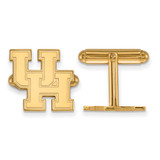 Gold Plated Sterling Silver University of Houston Cuff Links by LogoArt