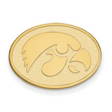 Gold Plated Sterling Silver University of Iowa Lapel Pin by LogoArt