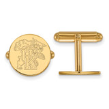 Gold Plated Sterling Silver University of Kentucky Cuff Links by LogoArt GP053UK