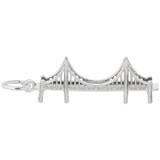 Image of Golden Gate Bridge Charm (Choose Metal) by Rembrandt