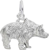 Image of Grizzly Bear Charm (Choose Metal) by Rembrandt
