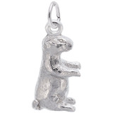 Groundhog Charm (Choose Metal) by Rembrandt
