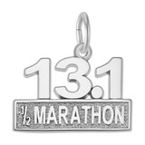 Image of Half Marathon Charm (Choose Metal) by Rembrandt