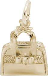 Image of Hand Bag Purse Charm (Choose Metal) by Rembrandt