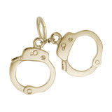 Image of Handcuffs Charm (Choose Metal) by Rembrandt