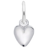 Image of Heart Accent Charm (Choose Metal) by Rembrandt