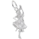 Image of Highland Dancer Charm (Choose Metal) by Rembrandt